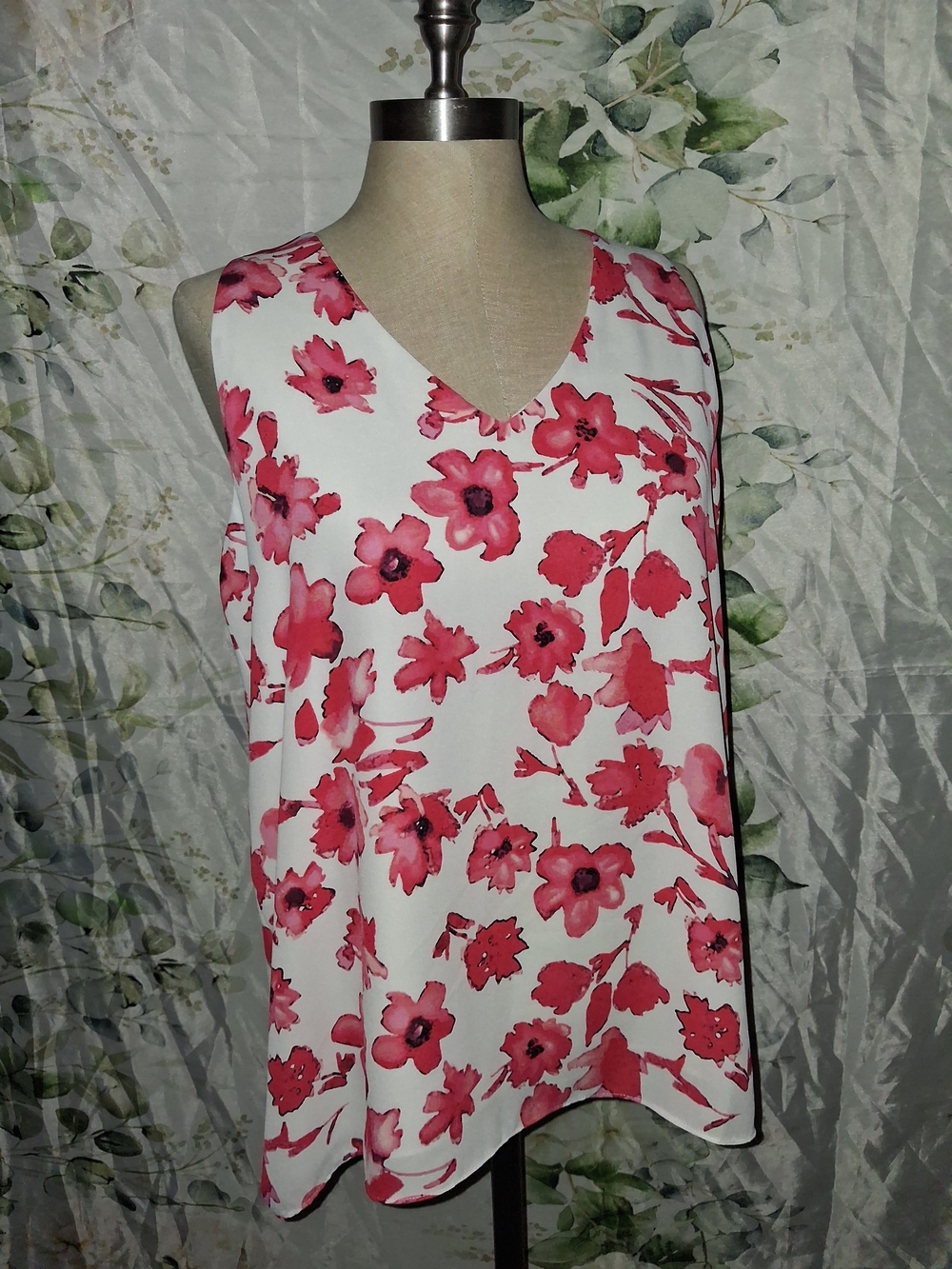 5For$12 Sleeveless Floral Tank Top